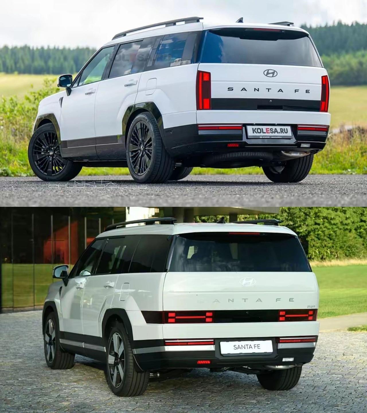 上市仅两年就改款，现代胜达改款尾灯“正常”了饱受吐槽的现款胜达尾灯（图5），上市