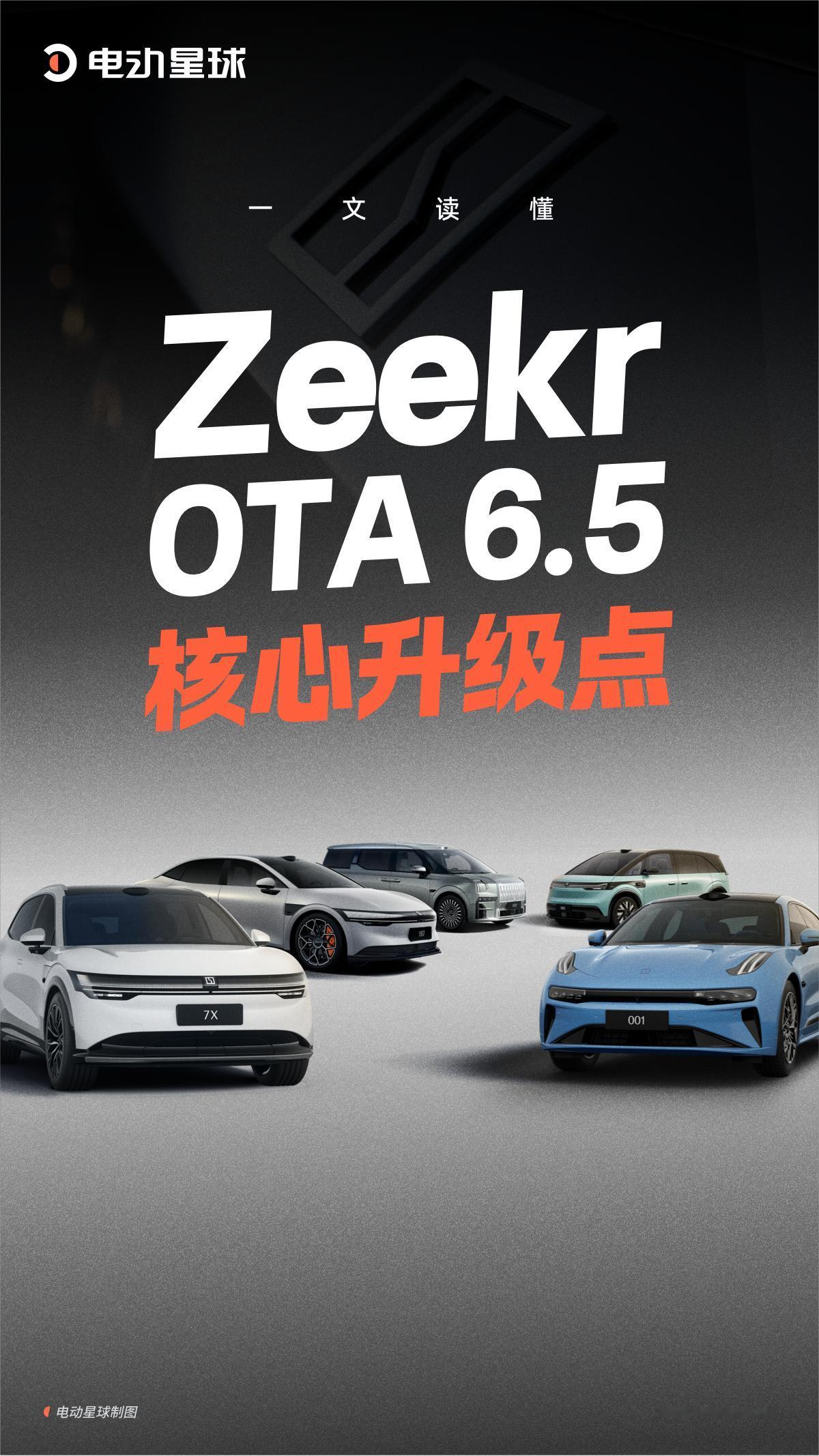 日前，极氪的大版本更新ZeekrOTA6.5，已面向极氪001/001F