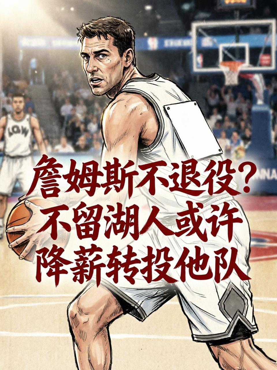 詹姆斯拒绝退役？如果湖人队不挽留的话，他愿降薪转投他队！这不，根据知名媒体的爆料