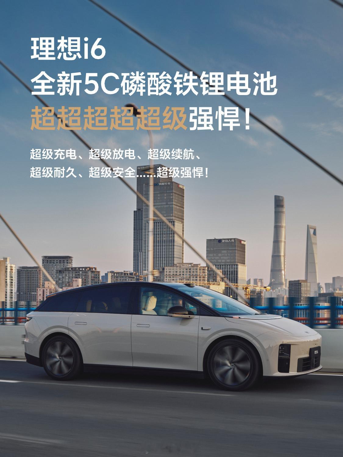 理想i6电池信息公布还记得以前想哥说磷酸铁锂电池就是灾难这会儿i6的备注，成为了