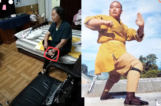谁能想到！少林寺方丈释永信的母亲胡昌荣，如今就和普通人一样，在老家过着含饴弄