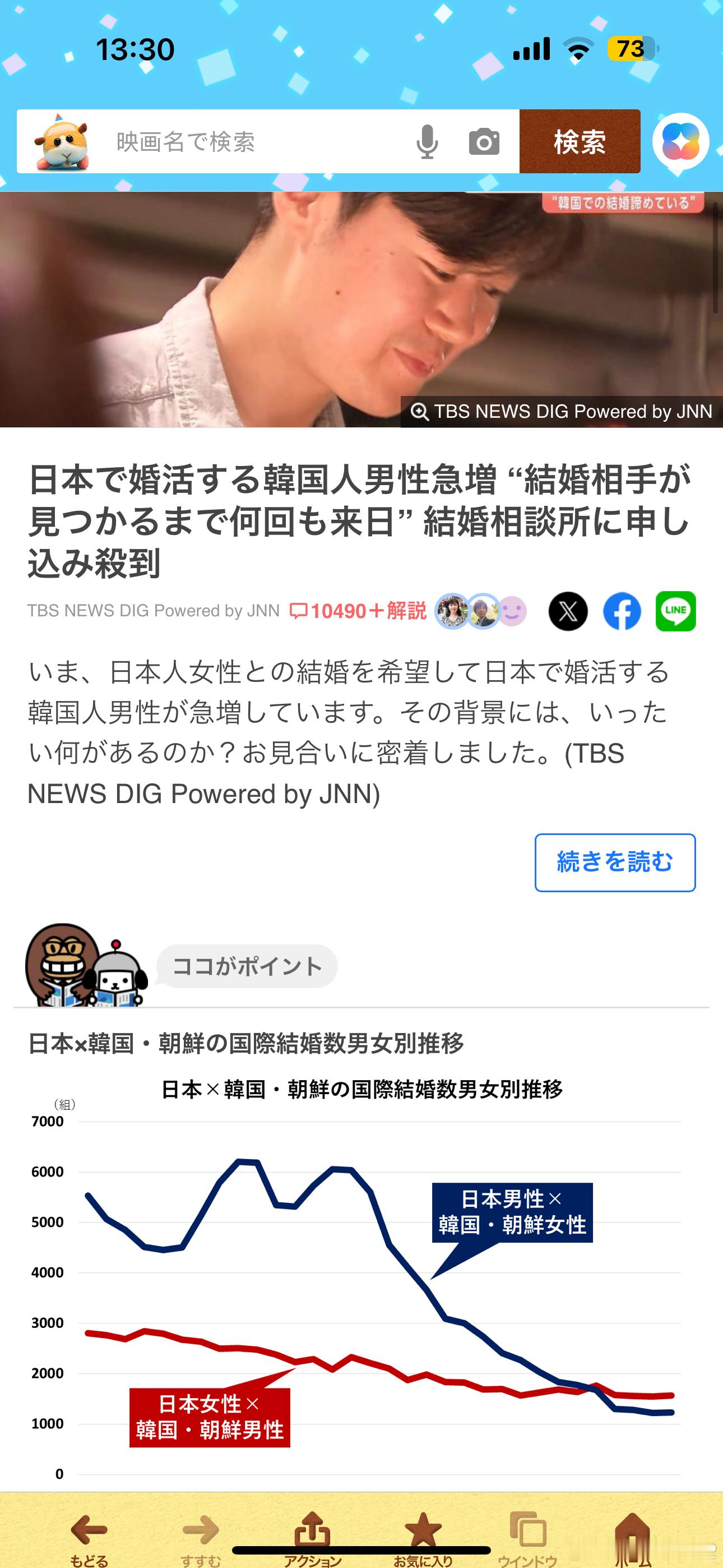 海外新鲜事韩国男性赴日相亲增加这两天日本老保们最破防的新闻TBS报道最近韩国男