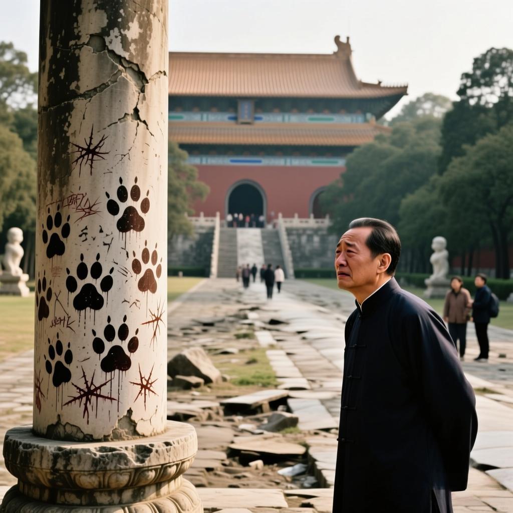 1906年，端方在柏林博物馆发现了一块熟悉的石碑。他走近，仔细辨认，惊得目瞪口呆