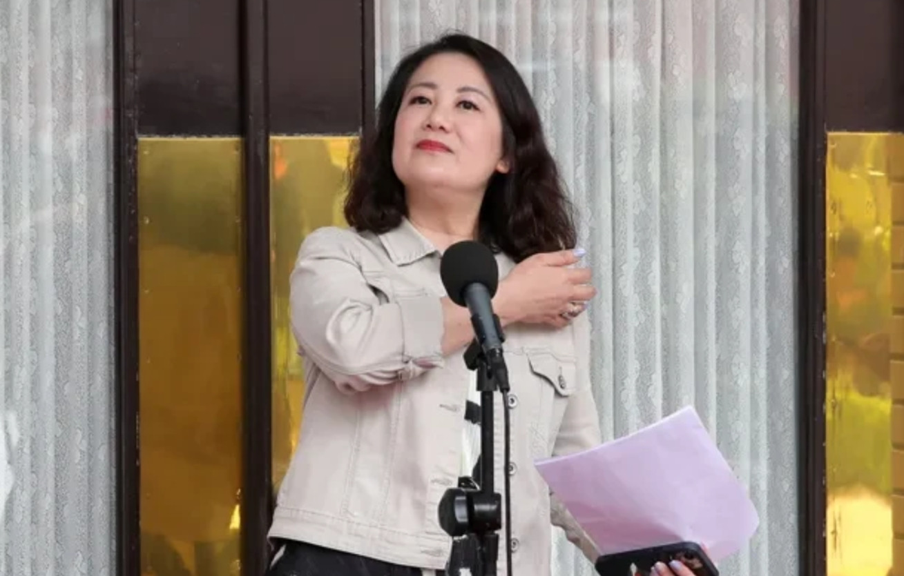 台独帮凶吴思瑶又开始狂妄嚣张，她今天口出狂言，“台湾跟中国是国与国，是一边一国”