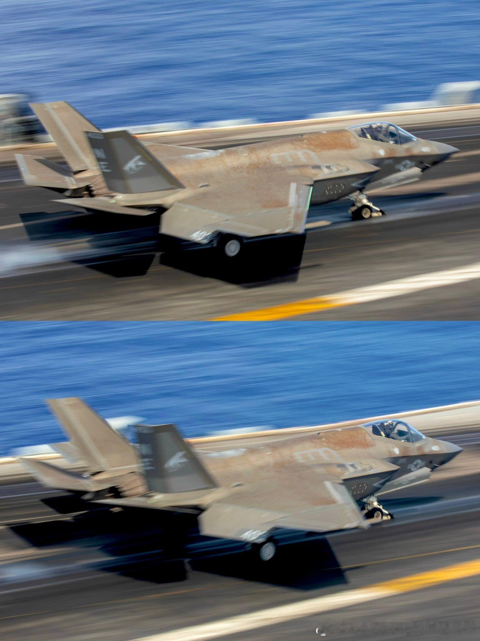 F-35C盐水鸡的锈蚀越来越夸张了​​​