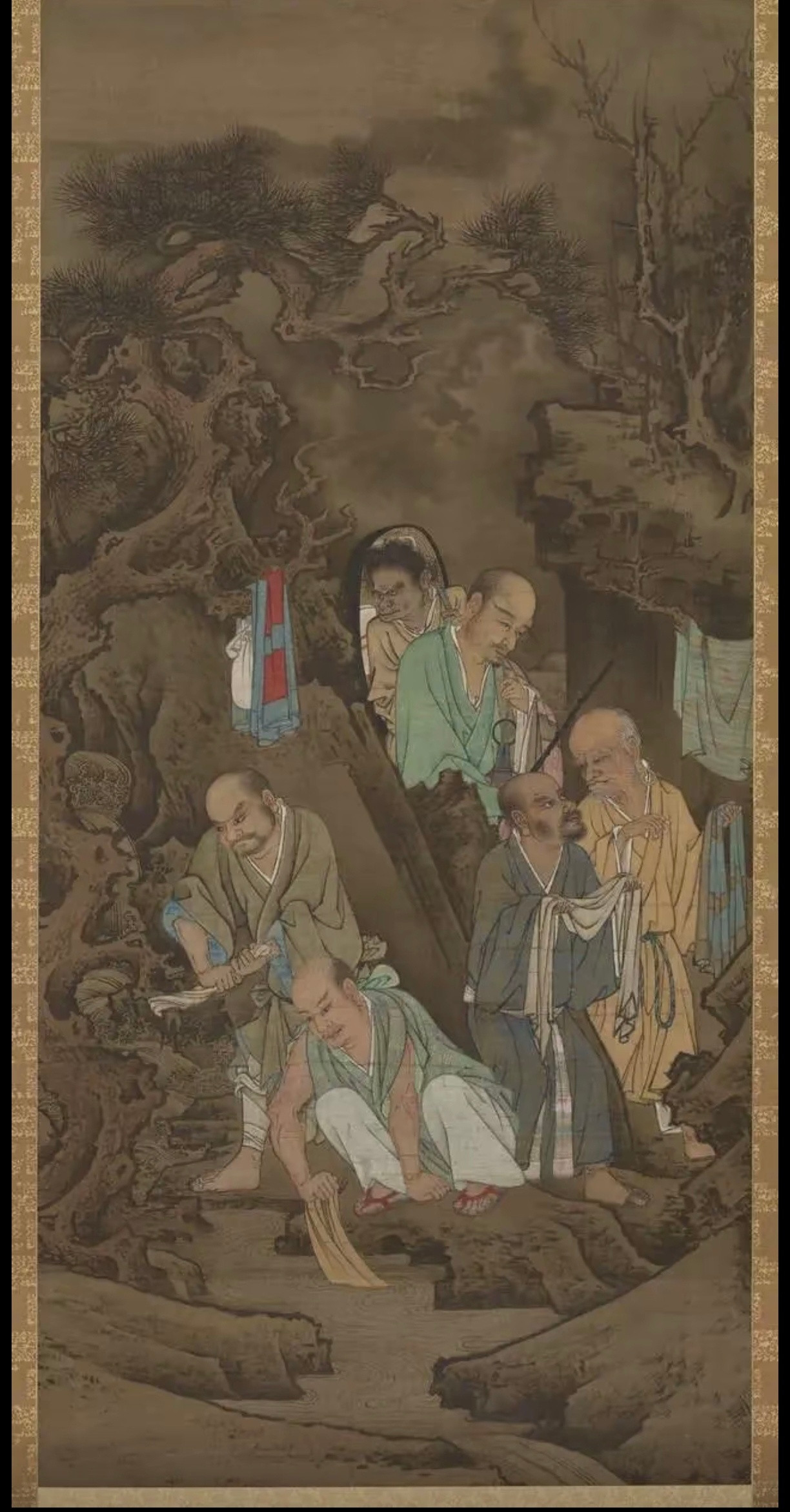 古代西僧画像，这发型有点眼熟。
