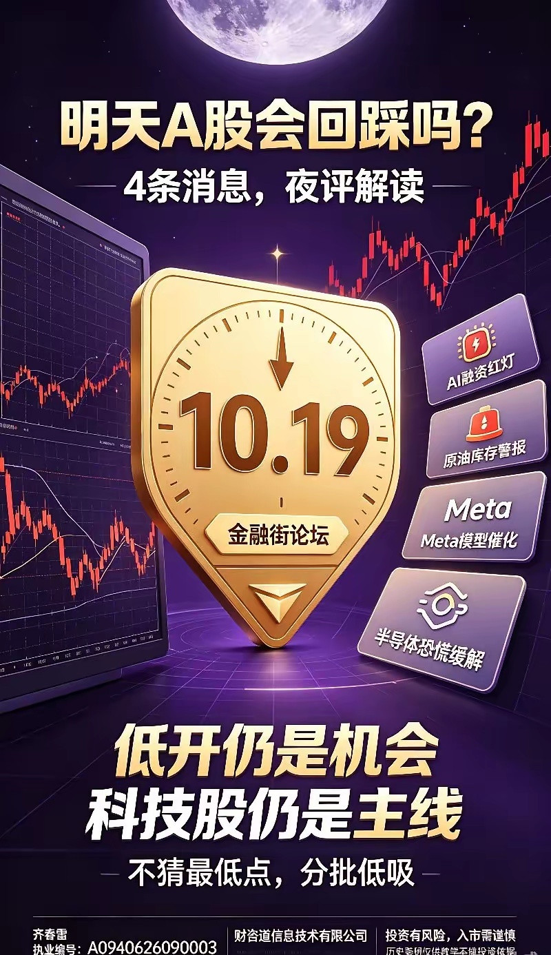 夜深了,4条消息,明天A股会回踩吗？晚上很多人问我，还有机会上车吗？我告诉你，机