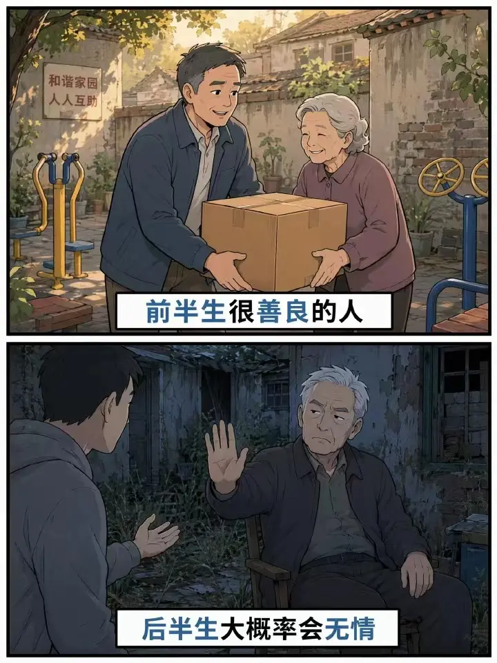漫画治愈漫画人生感悟