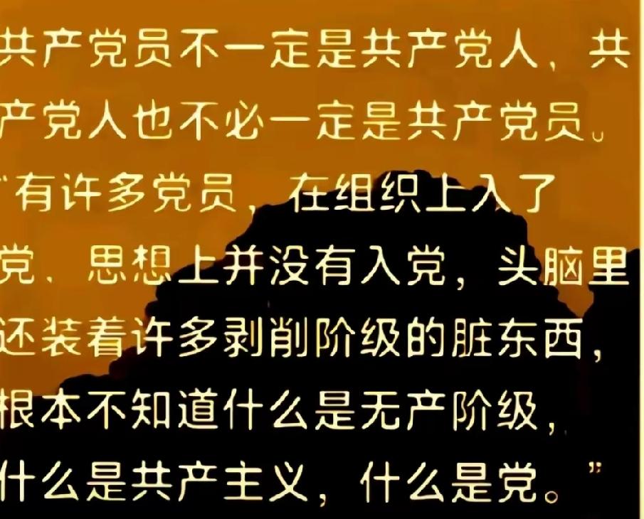 组织入党易，思想入党才是终身功课刷到一段话，引人深思。真正的入党，从