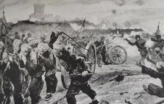 1894年，旅顺大屠杀持续四天三夜。据相关说法，一名日军正欲对一位母亲施暴时，她