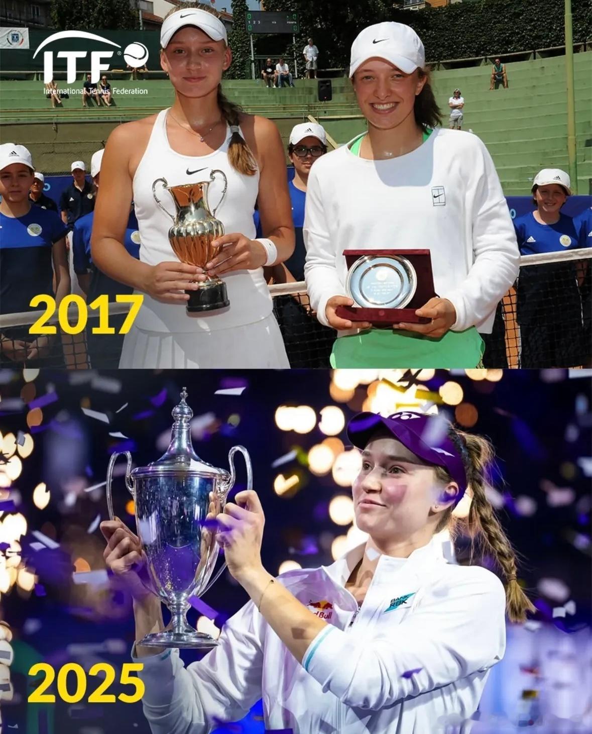 莱巴金娜！赢得WTA年终总决赛冠军后，ITF官方发帖祝贺，还是熟悉的ITF风格“