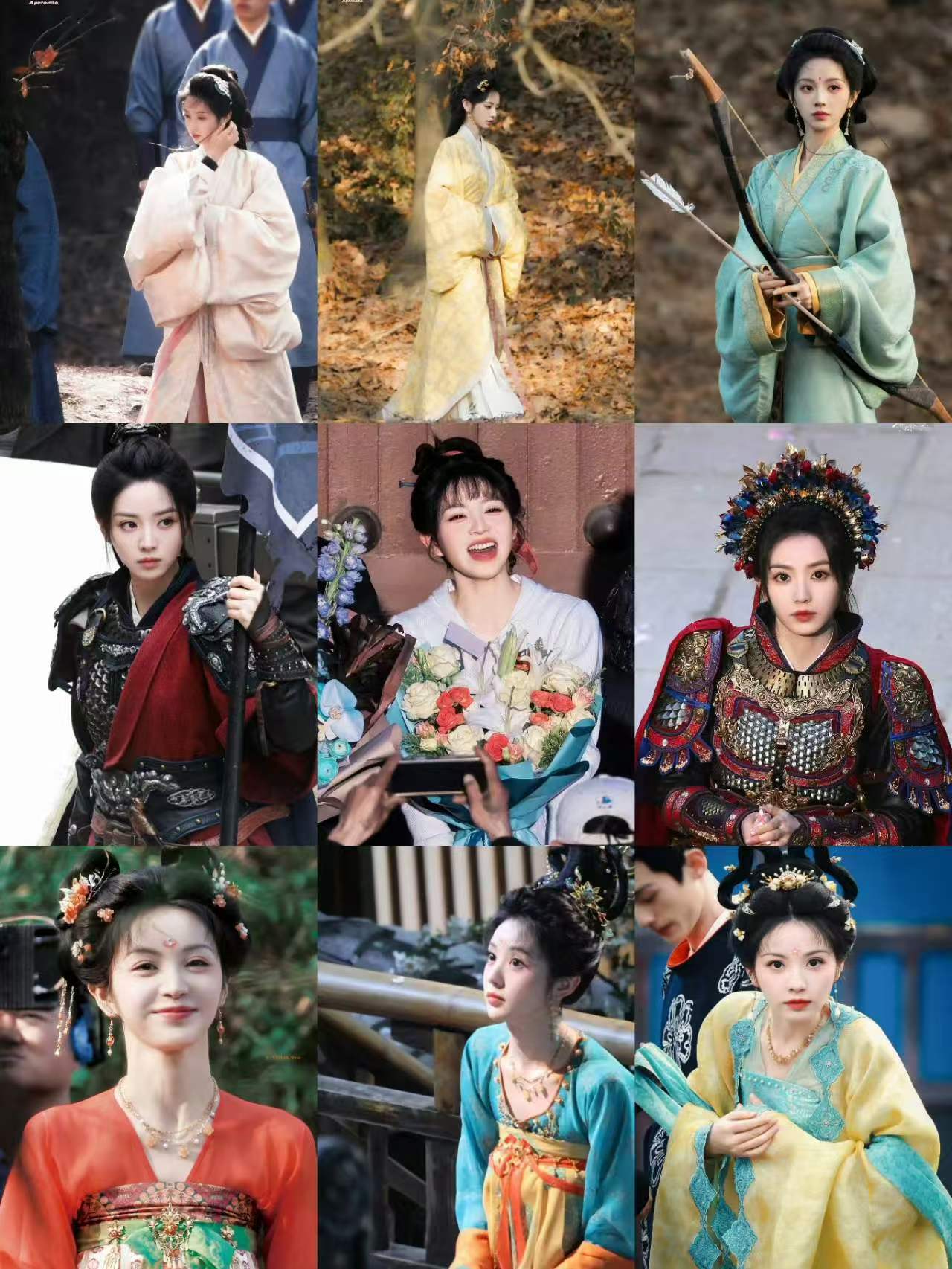 田曦薇不同剧里妆造不同田曦薇妆造只为角色服务田曦薇不同剧里妆造不同，只为角色服