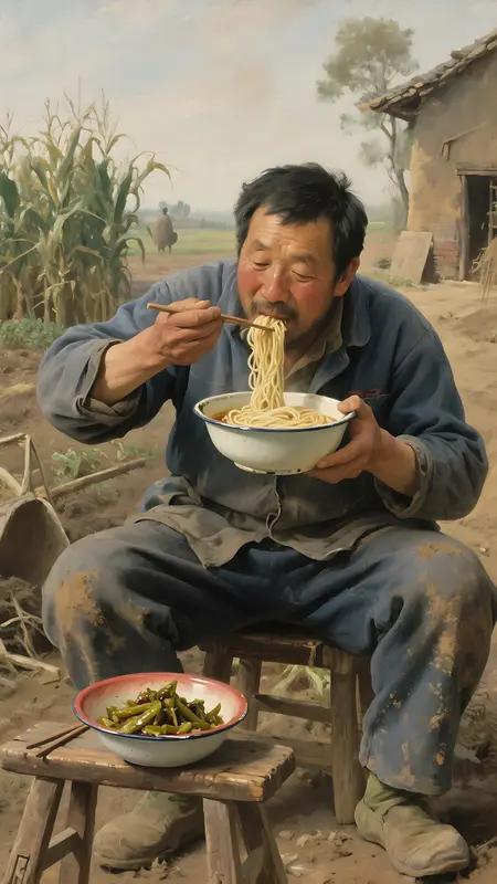 大哥吃面时发现碗里只有汤没有面12月18号，四川一位大哥的吃面经历简直绝了，直