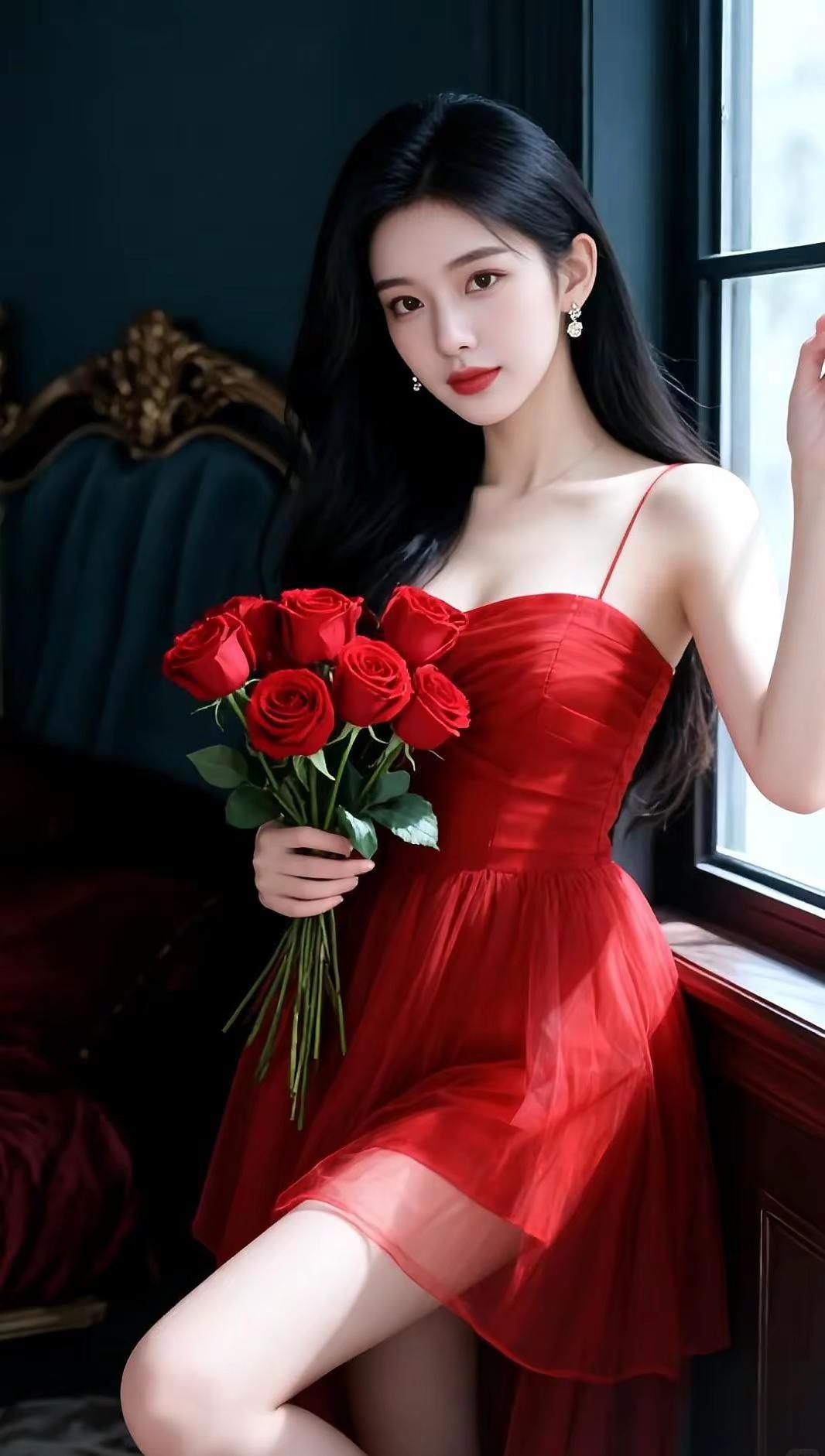 AI欧式妩媚写真ai创作甜美女孩漂亮女孩漂亮