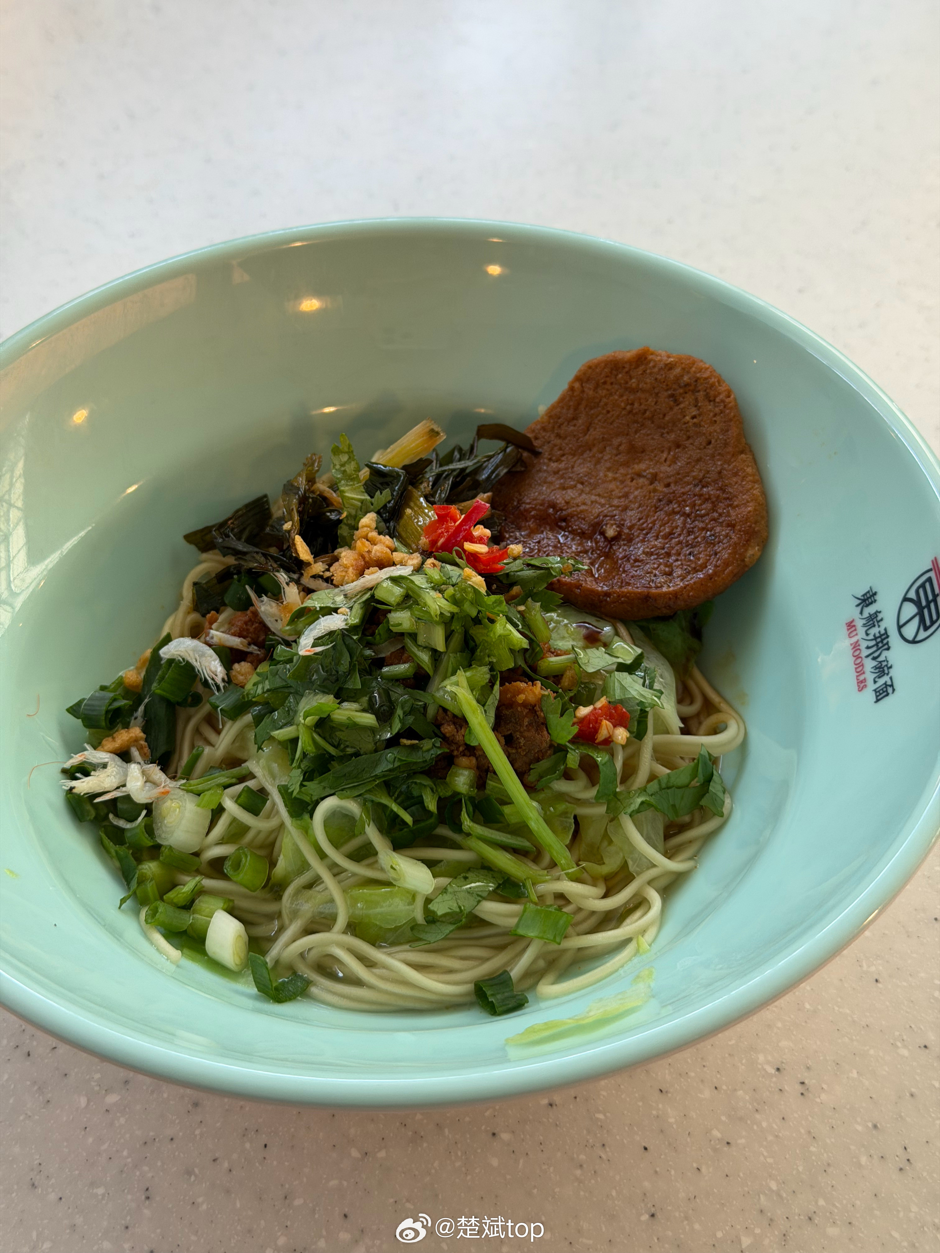 终于吃上东航那碗面了！