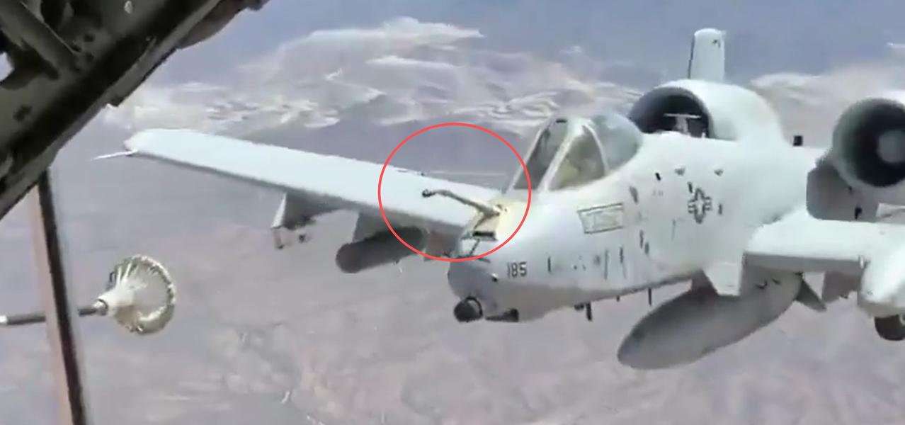 美军的A-10疣猪，都加上受油管了，这说明什么？1、美军在中东的基地，已经无