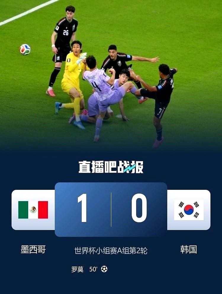 墨西哥1-0韩国，詹俊赛后点评，所言极是！韩国门将和后卫就那么撞在一起，眼睁睁