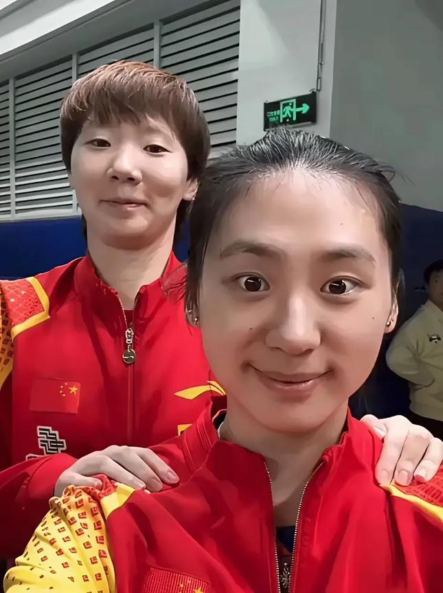 姊妹情深，陈熠为什么跟王曼昱关系这么好？原来陈熠刚进队的时候是王曼昱的陪练，所以