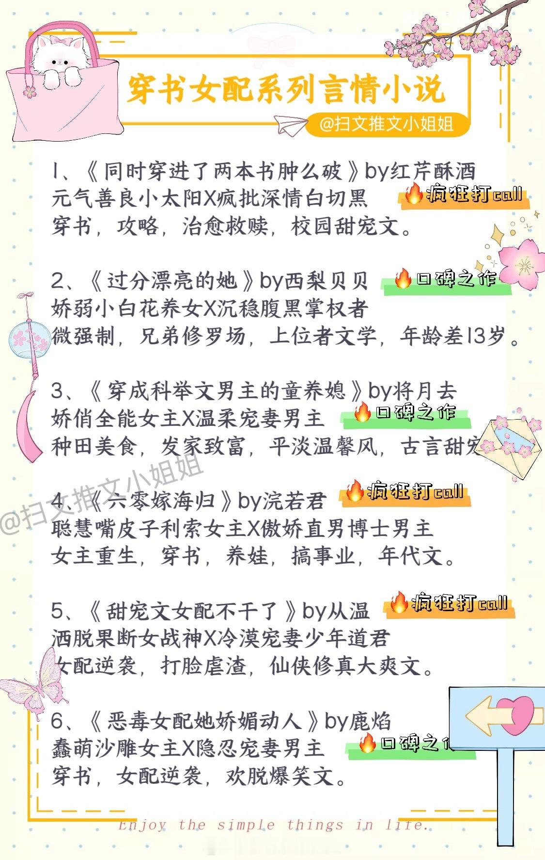 谁懂啊~穿书文是真的好看啊！看小炮灰或恶毒女配，从绝境一步步逆袭，这感