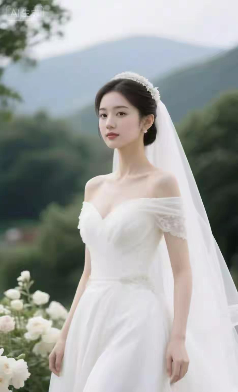 西式婚礼写真集美丽的新娘