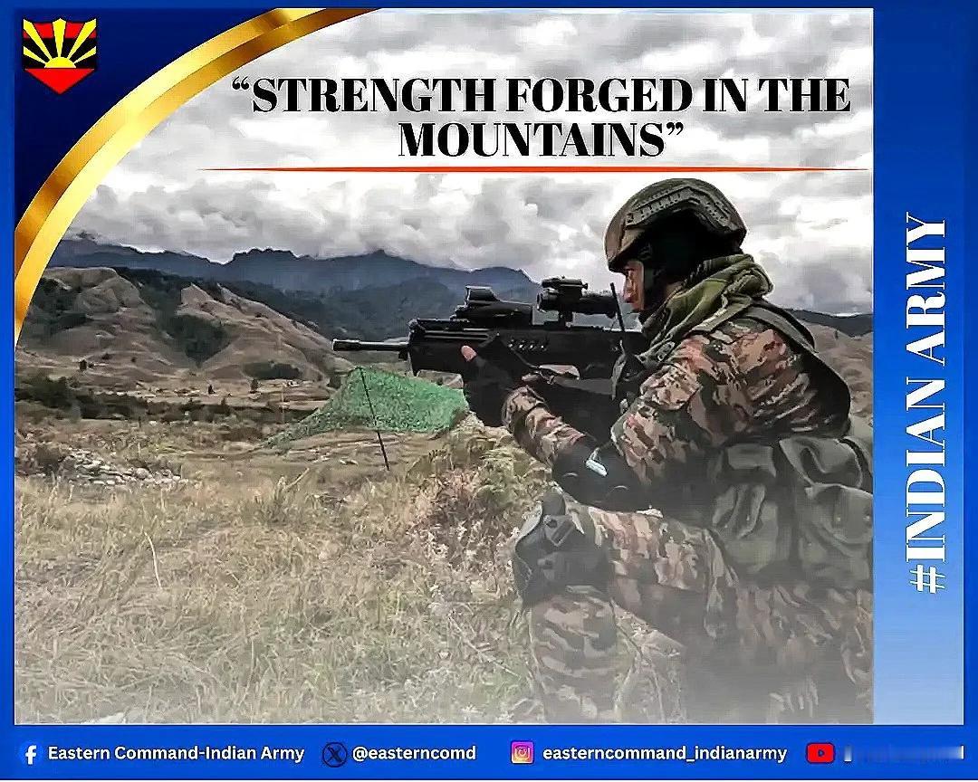 印度特种部队塔沃尔步枪上的瞄准镜很奇特