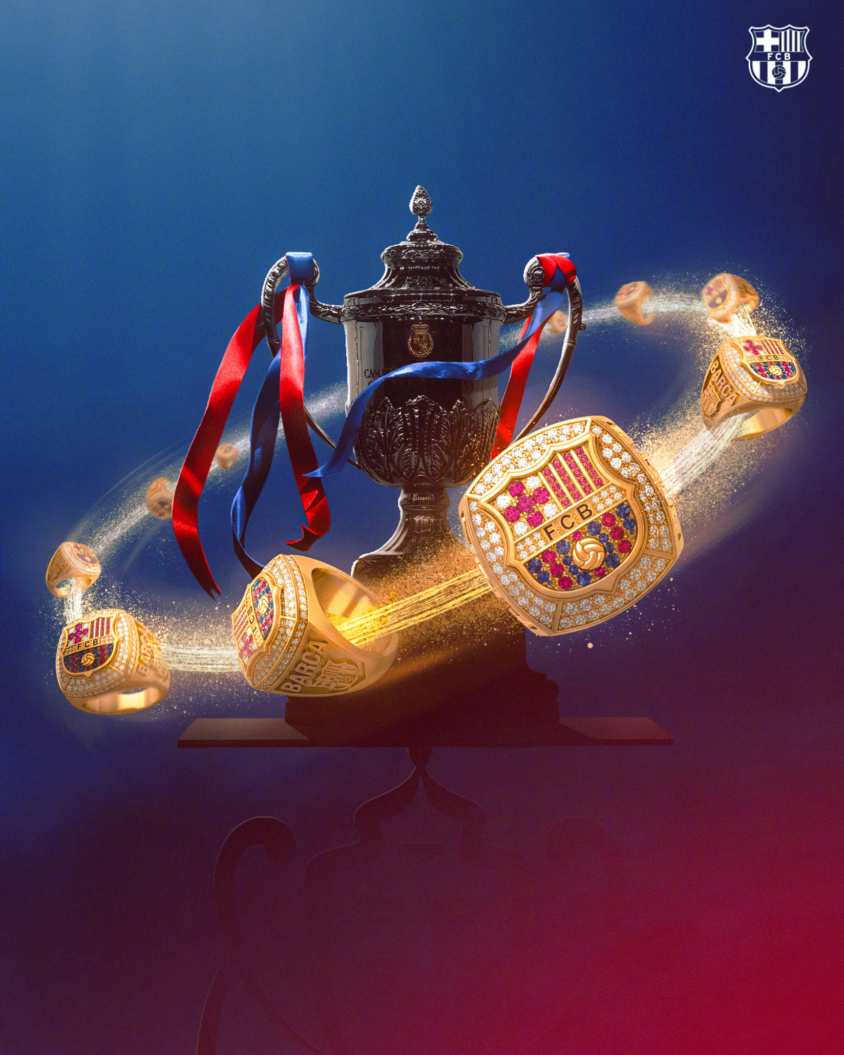 红蓝倩影🏆🏆🏆超级杯，联赛，王后杯……祝贺姑娘们获得赛季第三冠🎉⏳接下