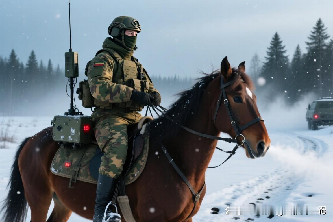 俄军马背装星链：现代战场上的复古科技混搭近日，乌克兰东部战场上出现了一个令
