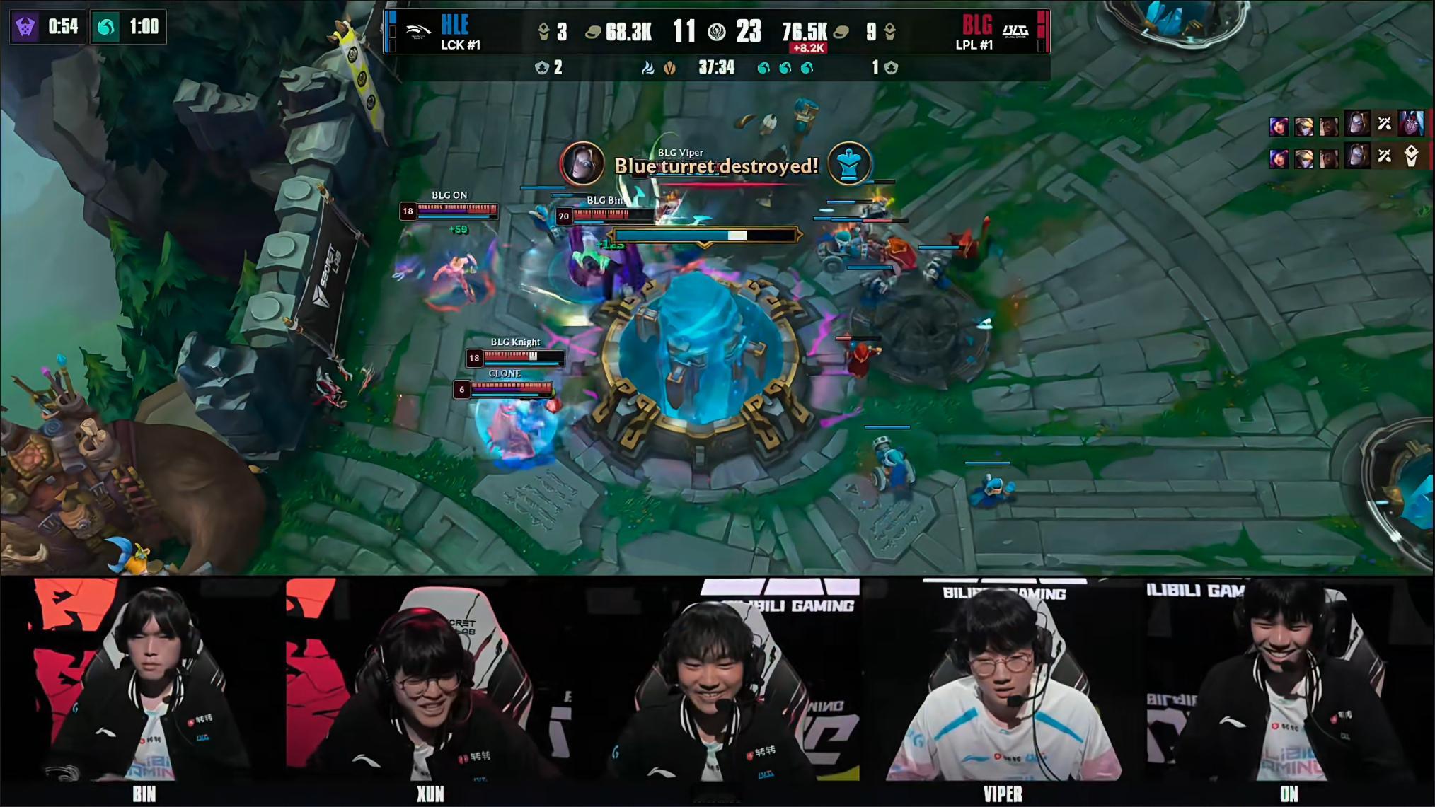 BLG3-1HLEBin哥说三比一！那就是三比一！LPL才是第一赛区！BLG