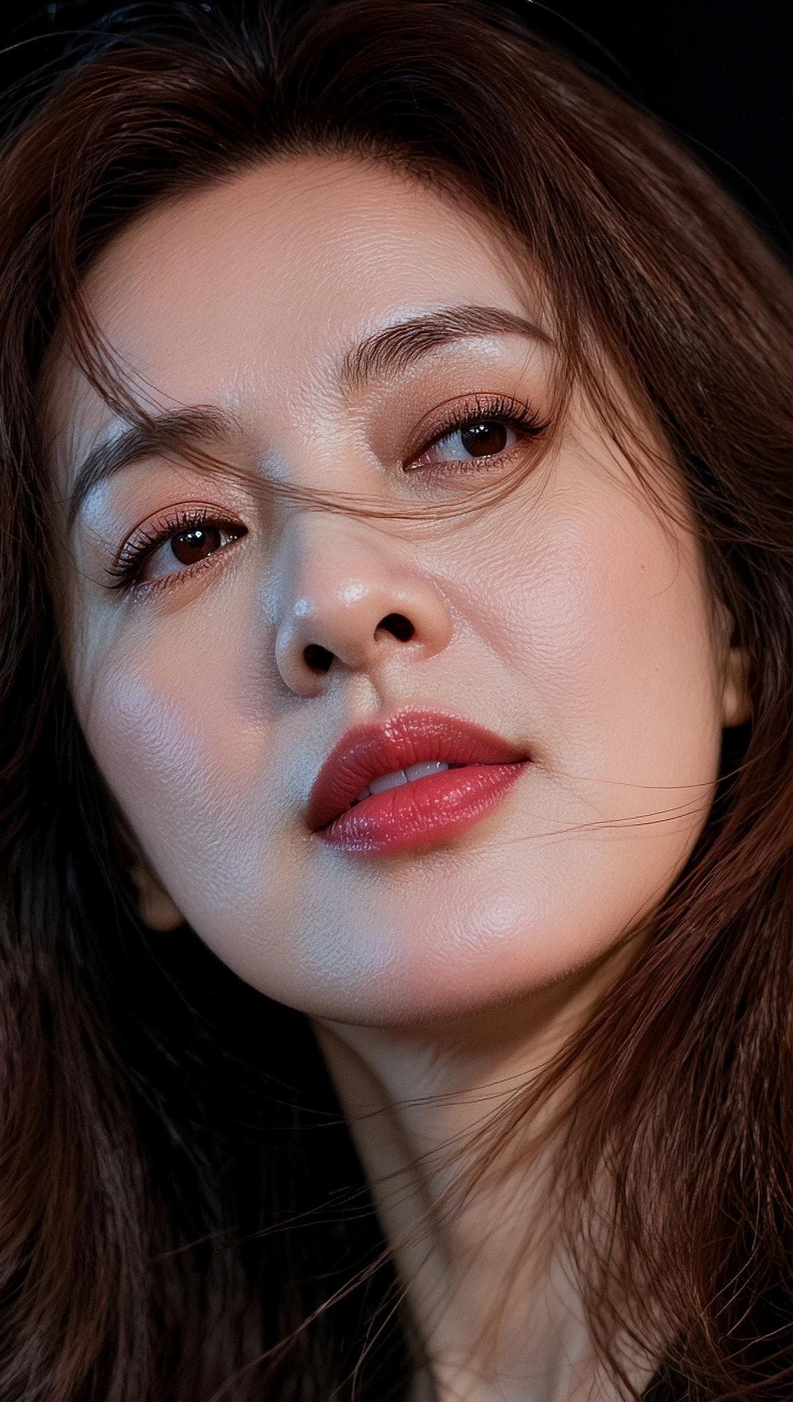 AI静谧魅力写真抖音ai创作AI扩图新鲜出炉甜系美女