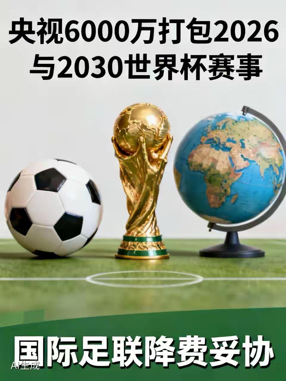 央视历年最低价拿下世界杯转播权。央视回应广大网友了，感谢全国广大网友的支持，起