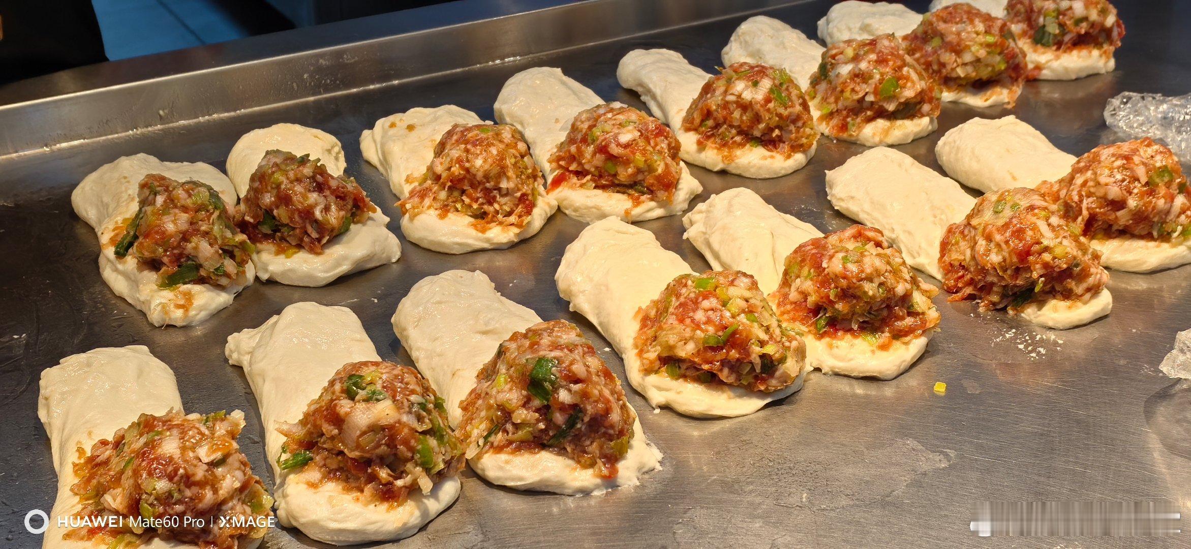 手工大葱肉饼，味道不错，炫俩！不可辜负的美食我的美食日记美食分享​​​