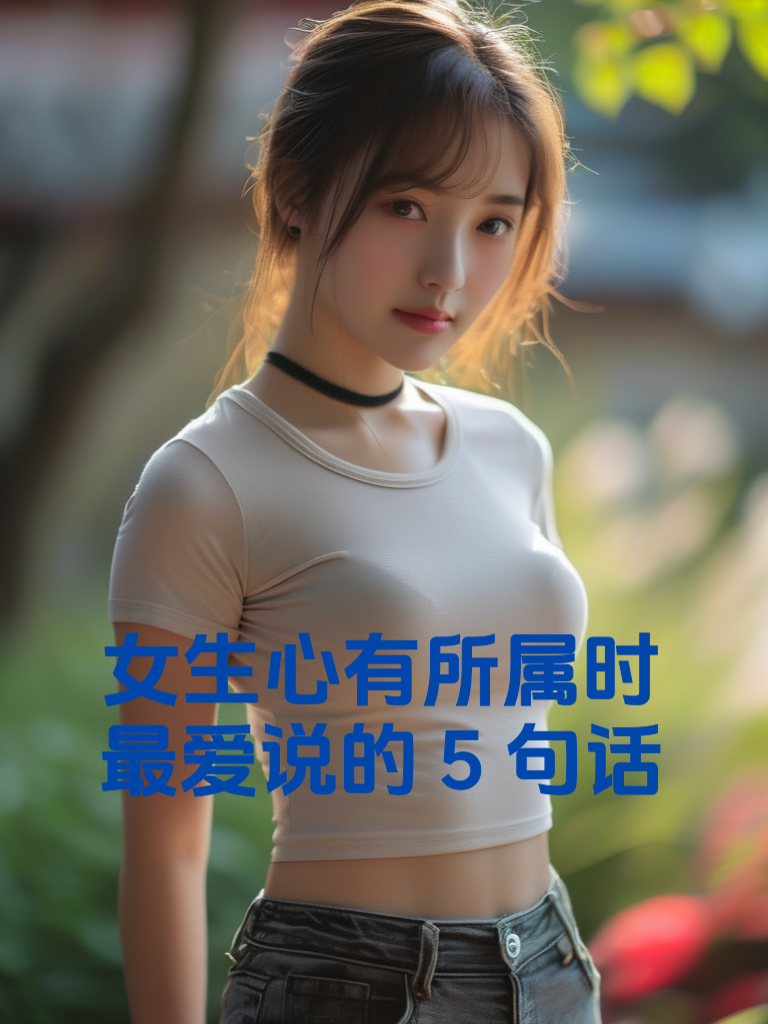 女生心有所属时，最爱说的5句话