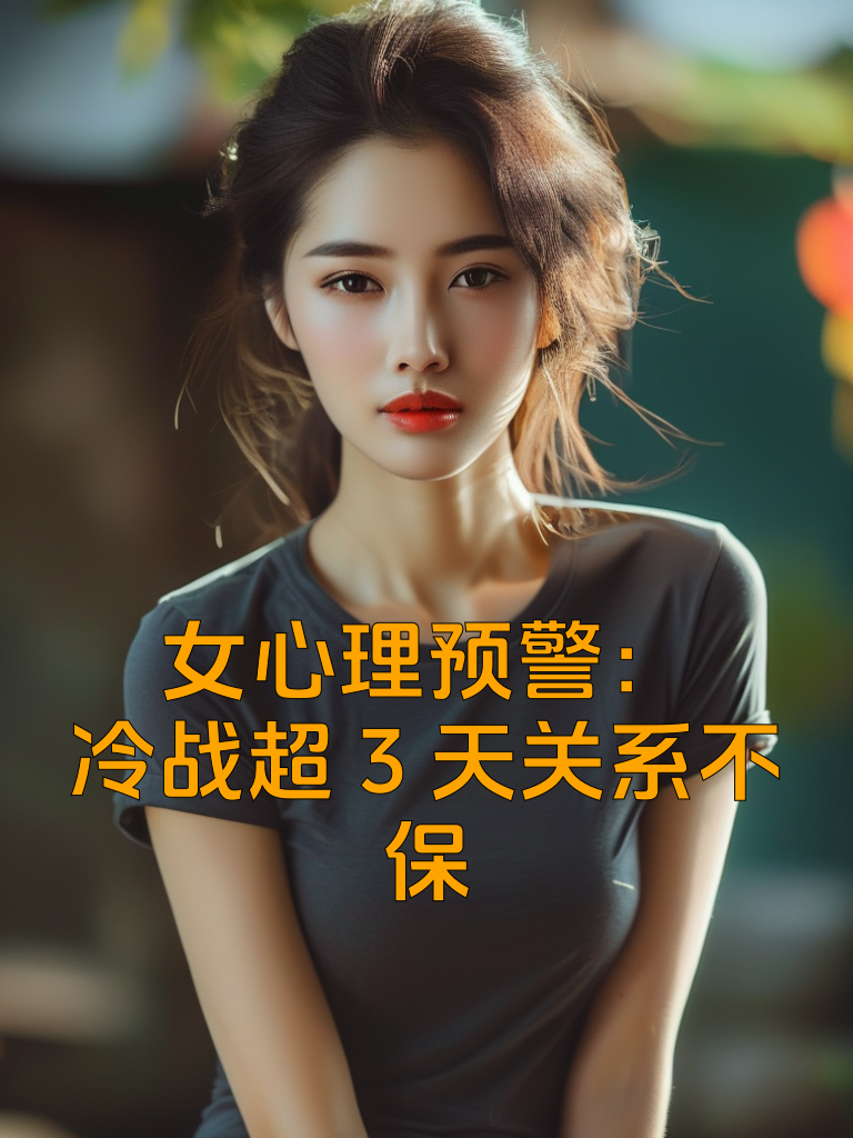 女心理预警：冷战超3天关系不保