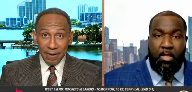 评论员肯德里克-帕金斯在今日的节目中谈到了西部争冠形势。他直言不讳地表示，即便湖