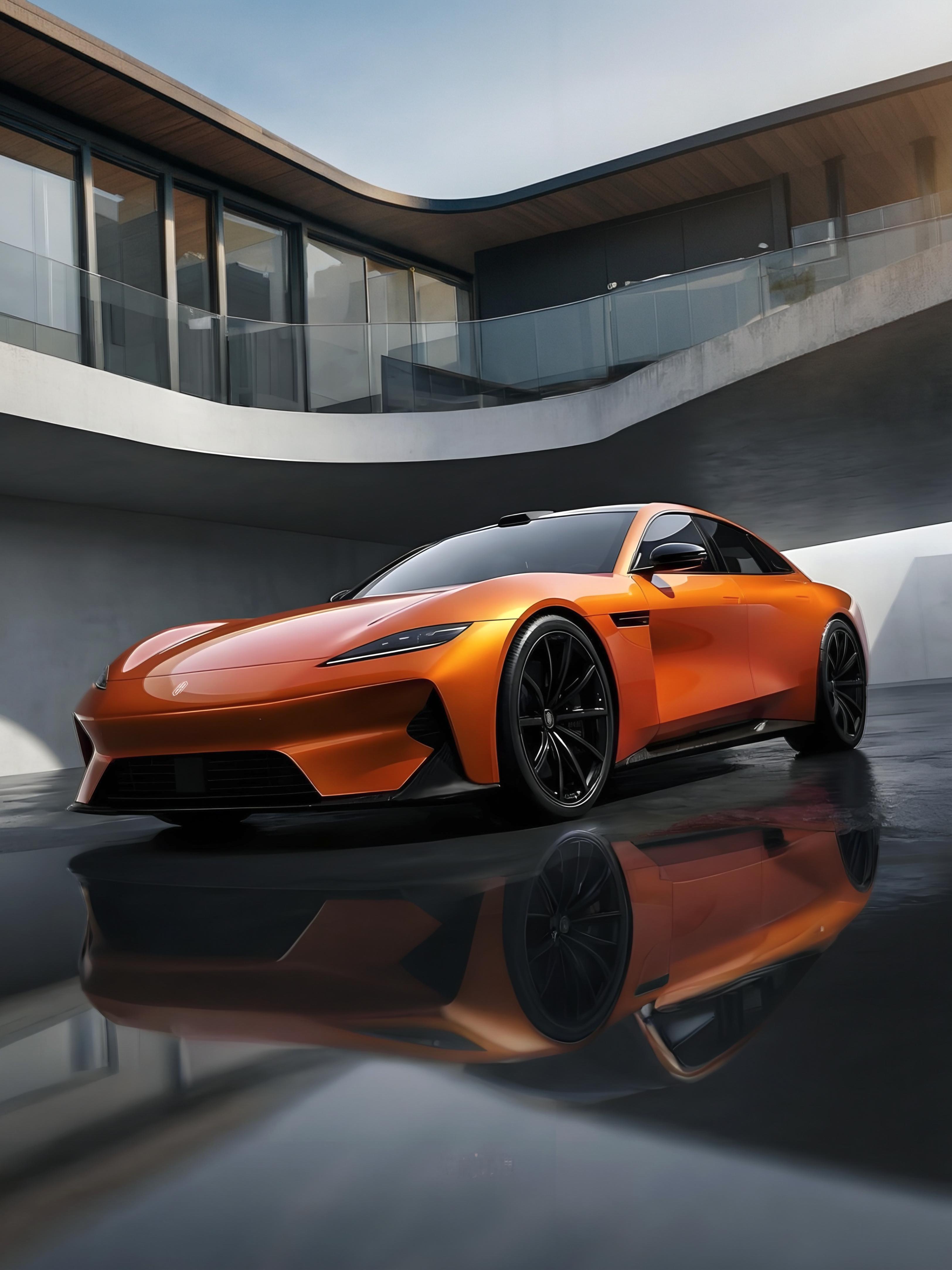 尚界全新轿跑造型猜想。前不久官方直播中透露尚界即将迎来一款轿跑车型，尚界要将年轻