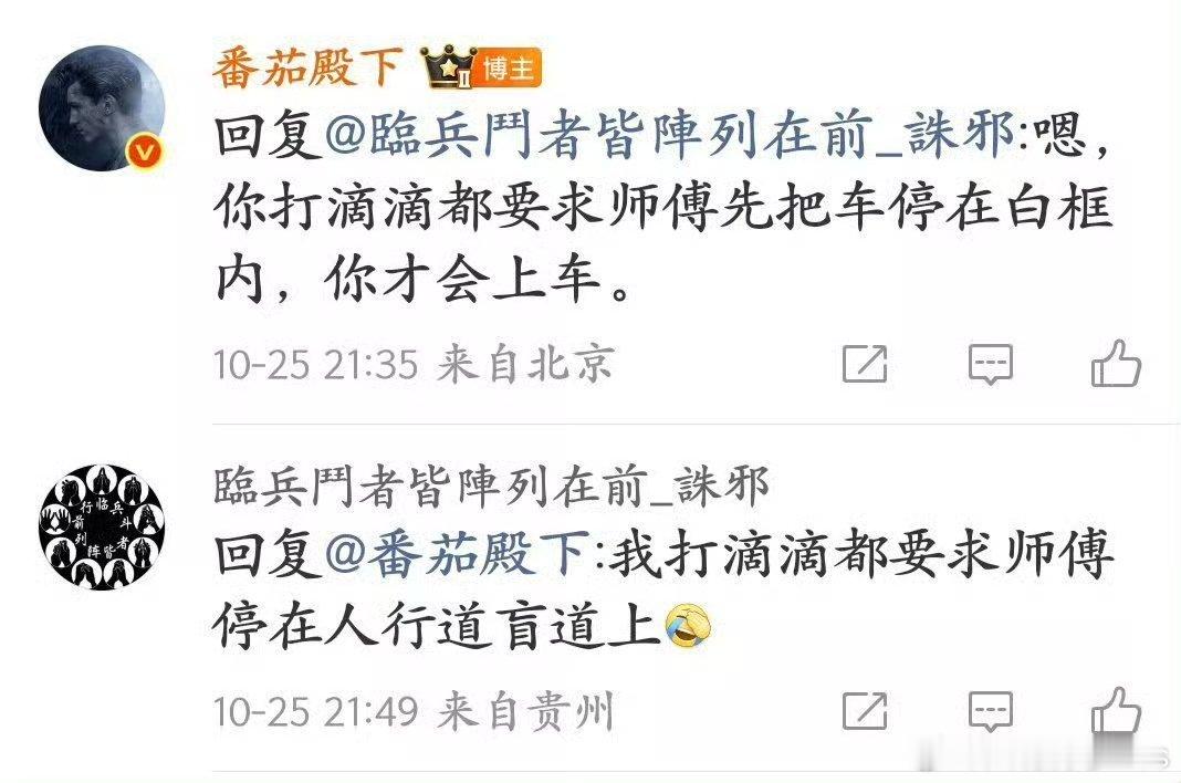 你们会要求滴滴司机停车停在人行盲道上，才上车吗？[doge][doge]潘子每次