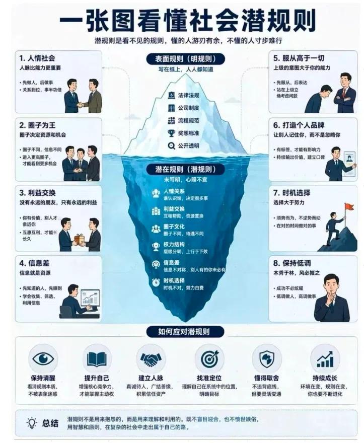 给职场新人的避坑指南：这8条潜规则，没人教你但你必须懂》以下8条，是我用弯路换