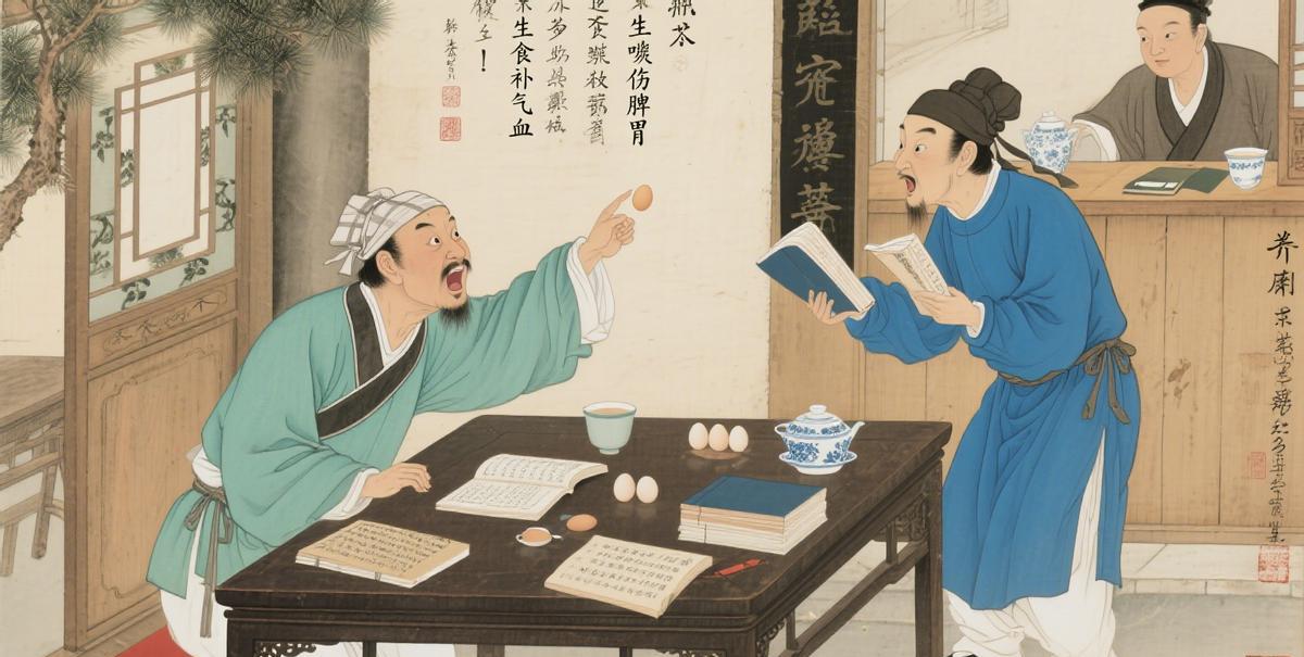 为“鸡蛋能不能生吃”吵到官府，县令让他们各吃十个，结果全吐了如今网友为“