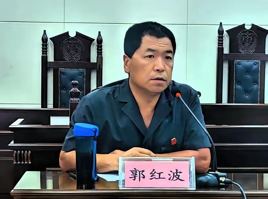 没想到这个时代怎么还有郭红波这样的干部？还是一个法律工作者！衣服上别着党徽，国徽