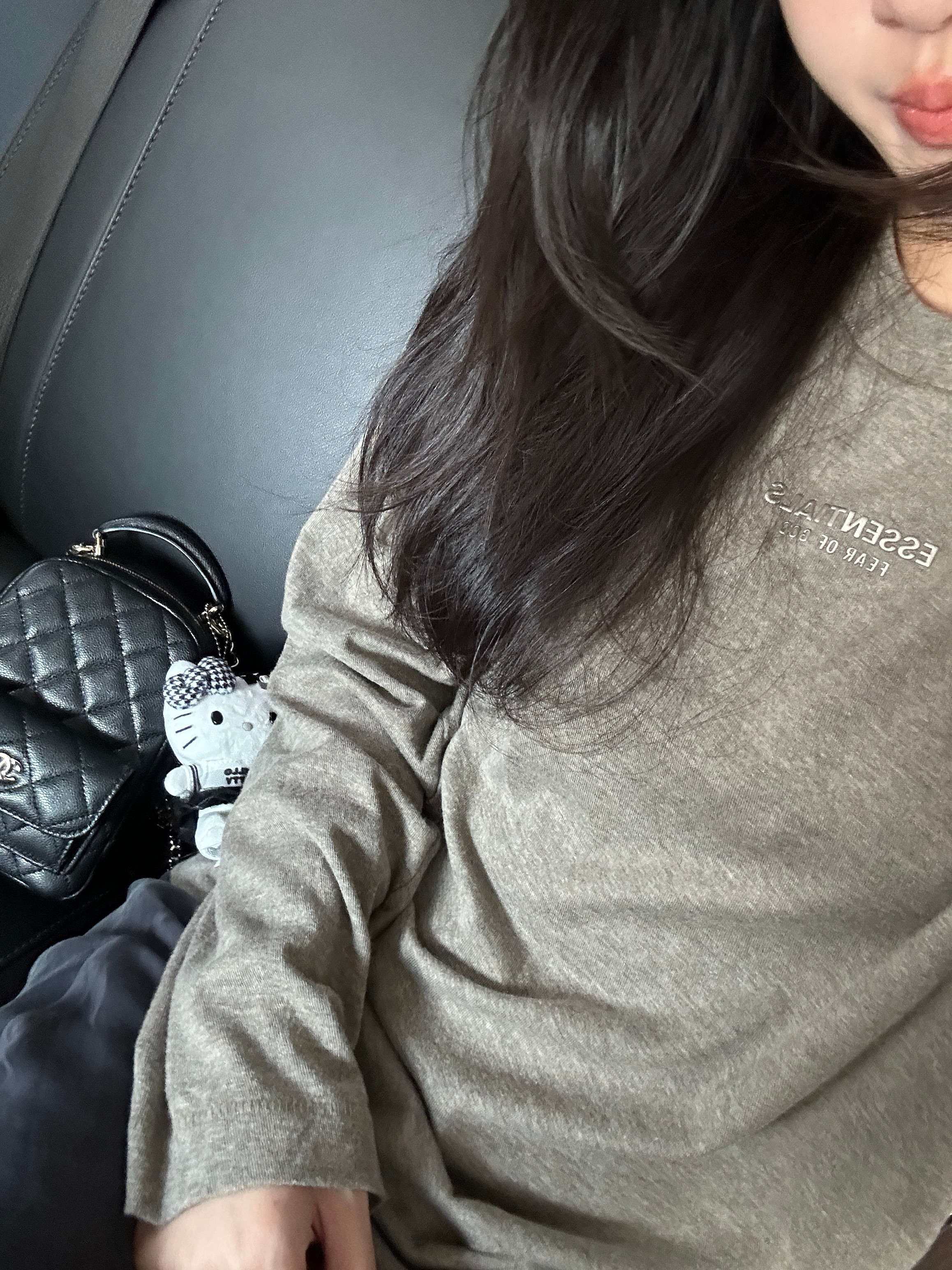 上班哩～今年突然不爱吊带了，还是长袖防晒又巴适～～​​​