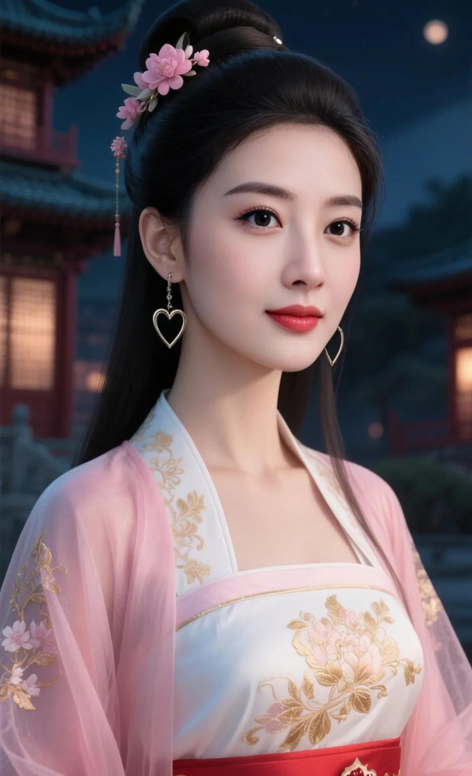 穿越时空的古典美人，古风妆容与服饰的完美结合，宛如画中走出的仙子温婉国风美人国