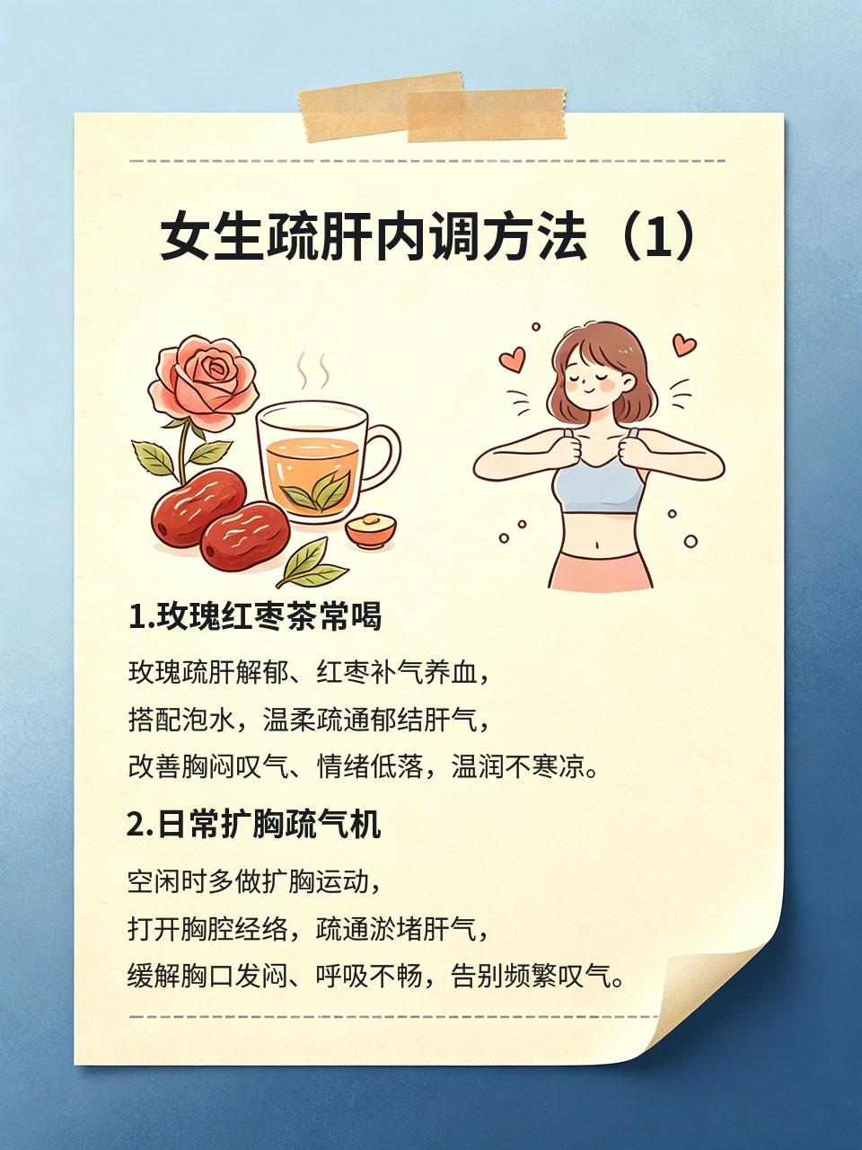 肝气堵的女生爱叹气、抑郁，内调疏肝分享女生频繁爱叹气、情绪低落、莫名抑郁压抑?