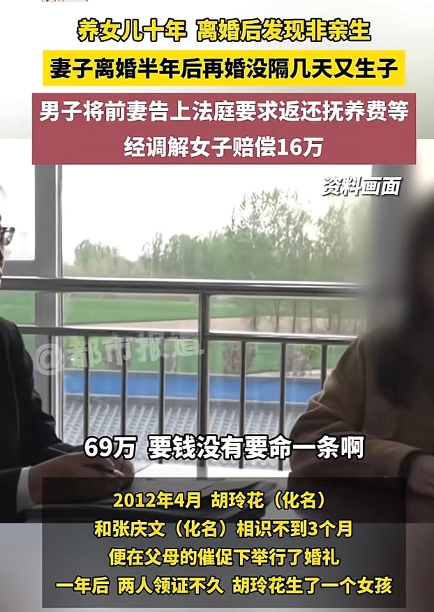 河北衡水，男子离婚不到半年，前妻就再婚又生了一个孩子，男子怀疑前妻婚内就给他戴了