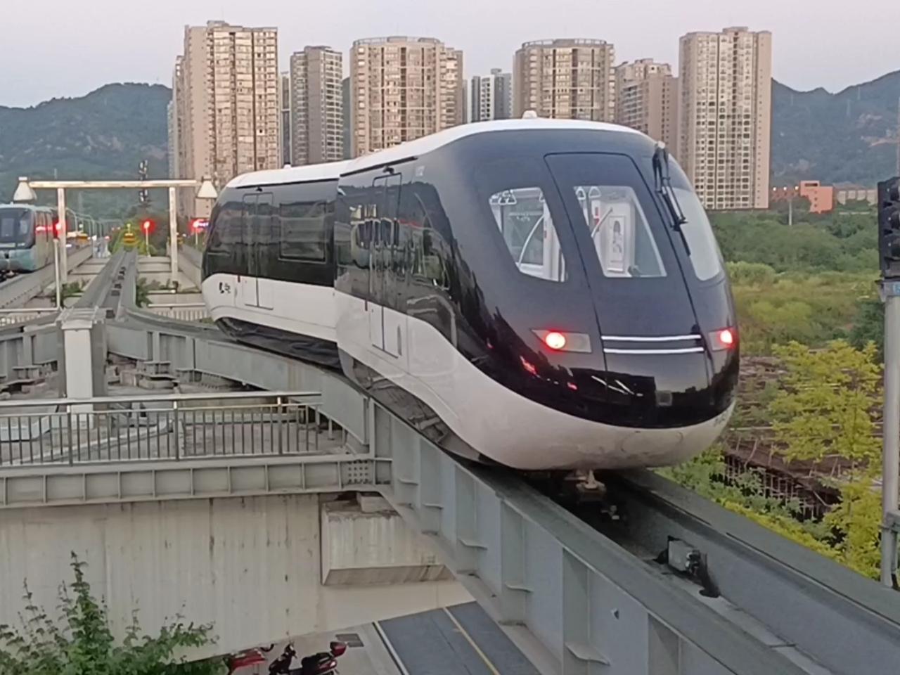 重庆轻轨是城市大动脉，而云巴是片区短途微循环；一个主城主力通勤，一个璧山特色短途