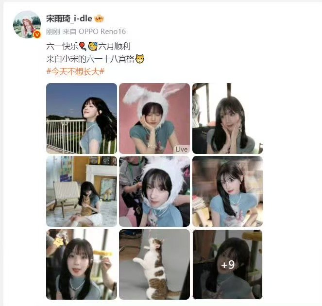 宋雨琦的六一十八宫格宋雨琦小宋的六一十八宫格宋雨琦的六一十八宫格