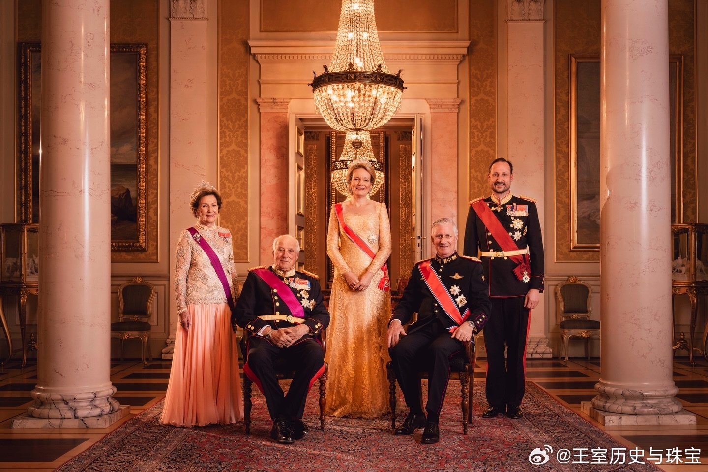 新闻2026.3.24比利时国事访问挪威Day1，晚宴部分，玛蒂尔德的旧长