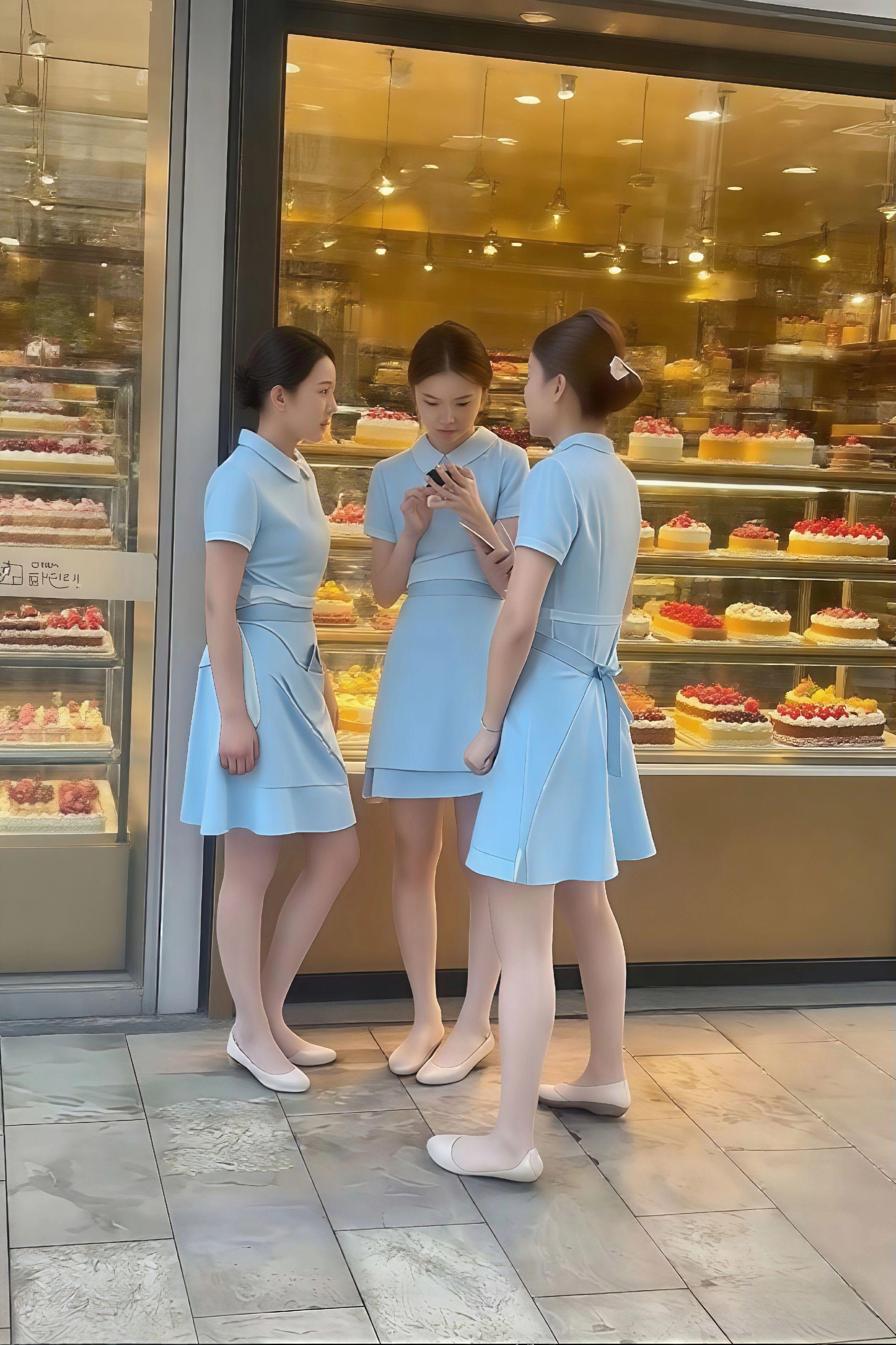 为什么好利来的服务员，身材都这么好啊，长的还好看