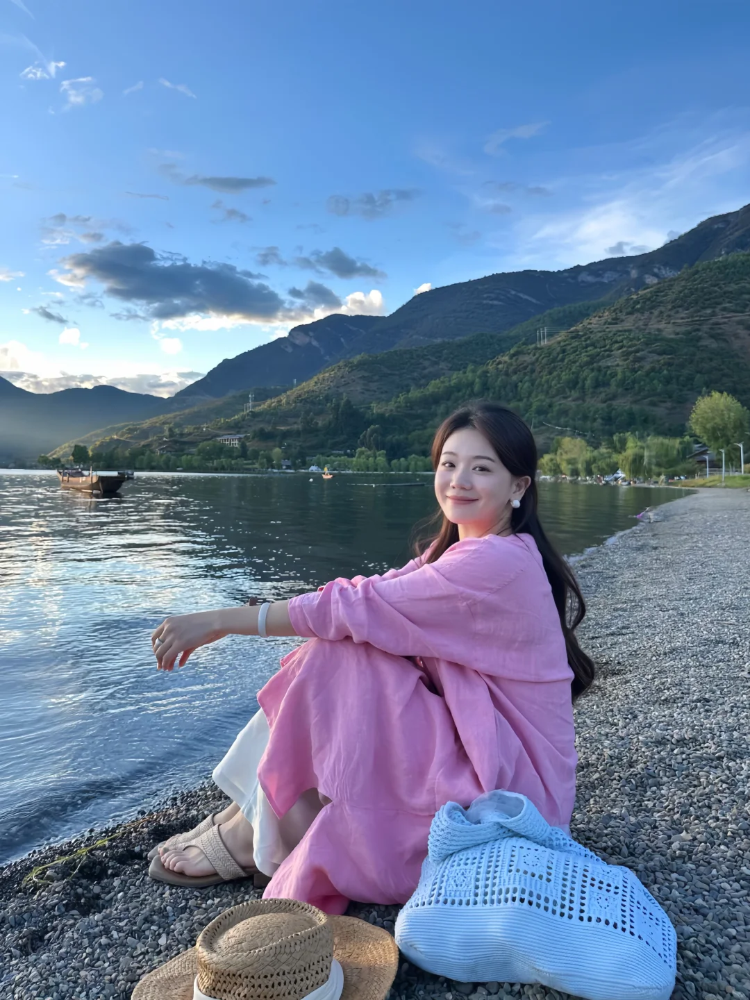 在泸沽湖