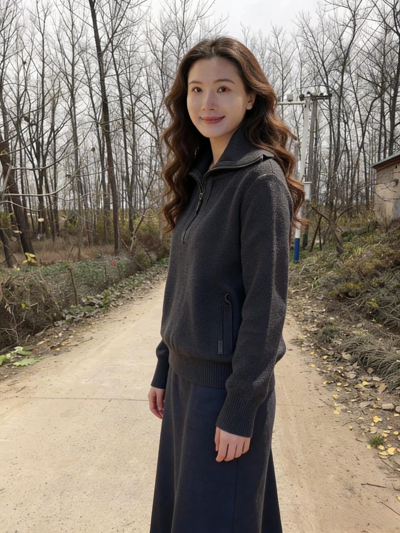 时光雕琢的温婉，在眉眼间静静盛放。