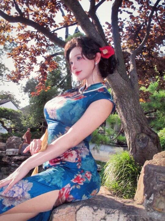 满园春色美如霞